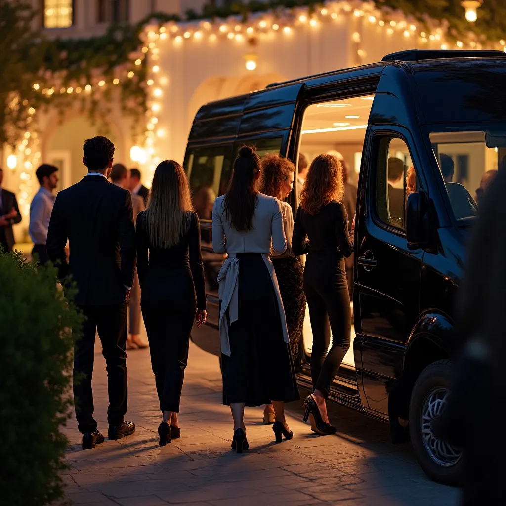Elegantes Auto für Executive Chauffeurdienstleistungen